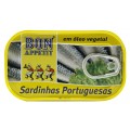 SARDINES HUILE VEGETALE BAP 120GR